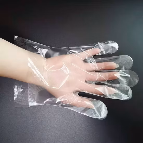 Guanti protettivi monouso in polietilene HDPE