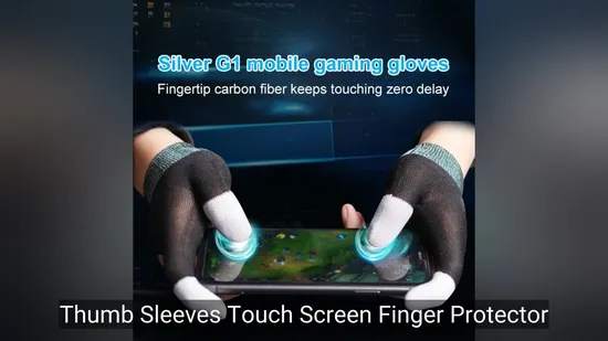 Guanti da gioco con protezione per le dita touch screen con maniche per il pollice